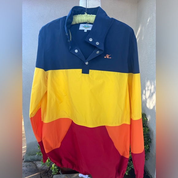 Hobie by Hurley jacket striped windbreaker j
sailing Men 32 XS Wm medium unisex - Picture 4 of 10